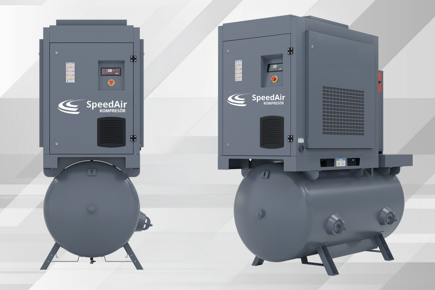  Tank Üstü Vidalı Kompresör 